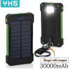 30000mAh Solar Power Bank Waterproof Solar Charger Dual USB External C_1
